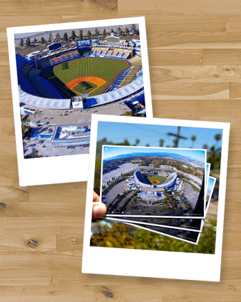 Dodger Stadium Aerial, South Side - Print (6 x 4)